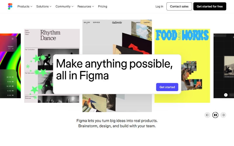 هوش مصنوعی figma برای طراحی سایت